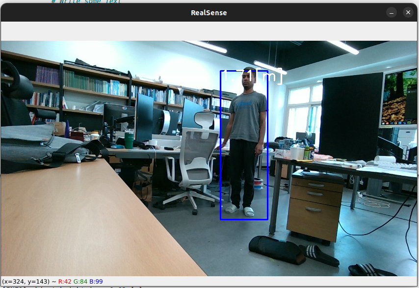 Person Height Detection in Real Coordinates